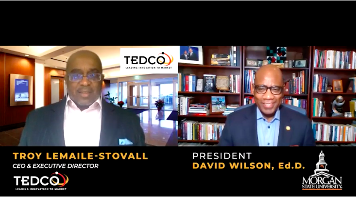 TEDCO Talks: Troy LeMaile-Stovall with President David Wilson